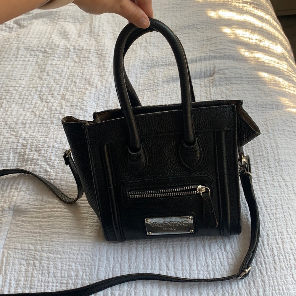 Valentino Milano black crossbody purse